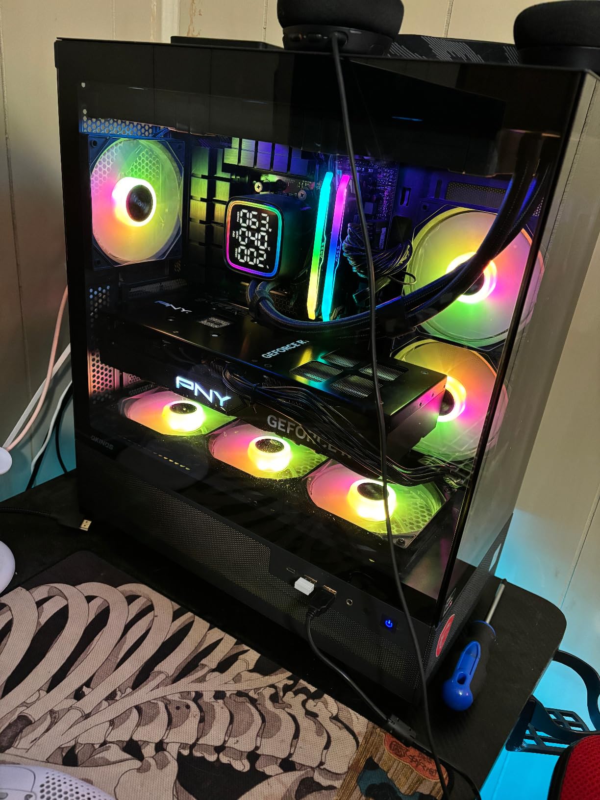 PNY GeForce RTX 4080 Super 16GB Verto OC Triple Fan Graphics Card DLSS 3 (256-bit, PCIe 4.0, GDDR6X, HDMI/DisplayPort, Supports 4k) customer photo 2
