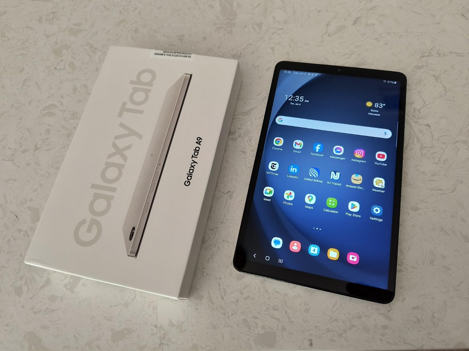 Samsung Galaxy Tab A9 (SM-X110), 64GB 4GB Ram, WiFi Only, Factory Unlocked GSM, International Version (Silver) customer photo 2
