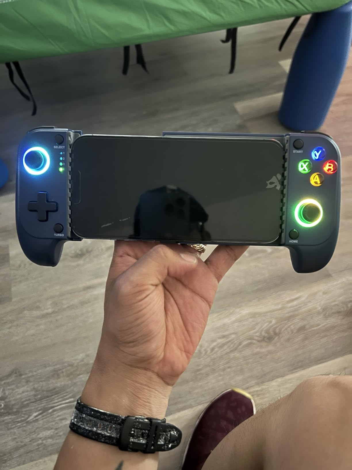 【Anti-Drift & Fast-Connect】Wireless Game Controller for iPhone/Android | Hall Joysticks Bluetooth Phone Controller, For Cloud Gaming, Genshin Impact, PUBG, Roblox, Call of Duty Mobile Gamers,White customer photo 2