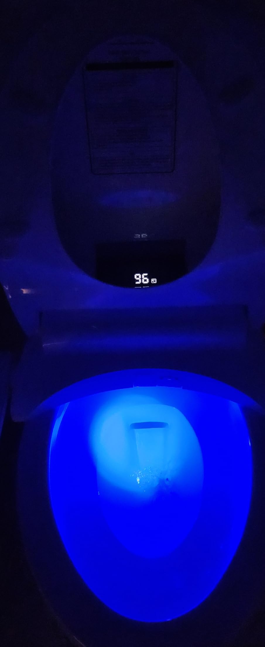 WLJBIDET Toilet Bidet Seat, Instant Warm Water, Self-Cleaning Nozzle, Multiple Spraying Modes, Electric Heated Seat, Warm Air Drying, Soft Closed Lid, Display Screen, Requires Electricity, Elongated customer photo 1