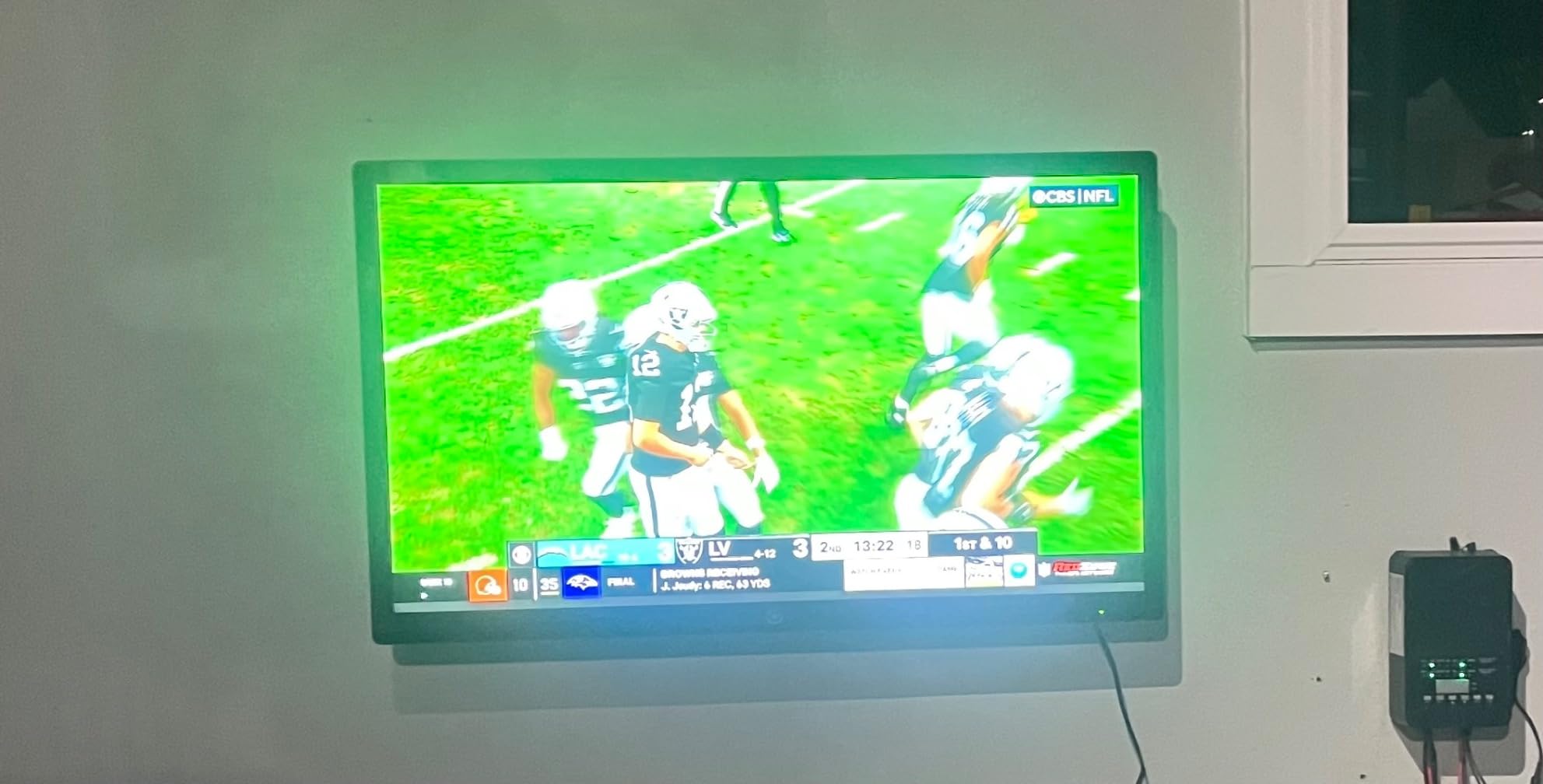 Core Innovations 43 Inch Outdoor TV, 4K UHD HDR LED Weatherproof Television for Outside, 500-Nit Partial Sun Display, IP54 Rated, Includes Compatible Wall Mount and IPX55 Waterproof Remote customer photo 1