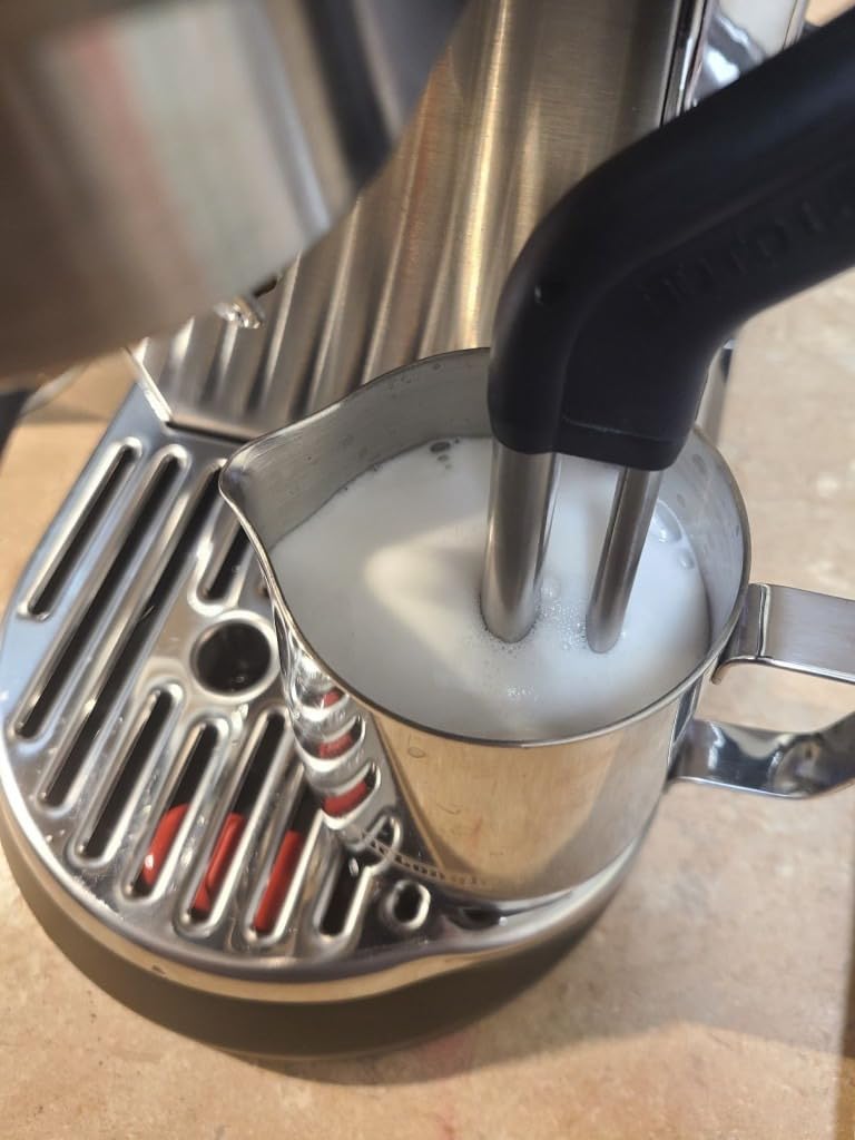 De'Longhi Dedica Maestro Plus Espresso Machine, Automatic Steam Wand, 3 Coffee Temp & Milk Foam Settings, 54oz Removable Tank, Easy-to-Clean Dishwasher-Safe Parts, Compact Stainless Steel Design customer photo 2