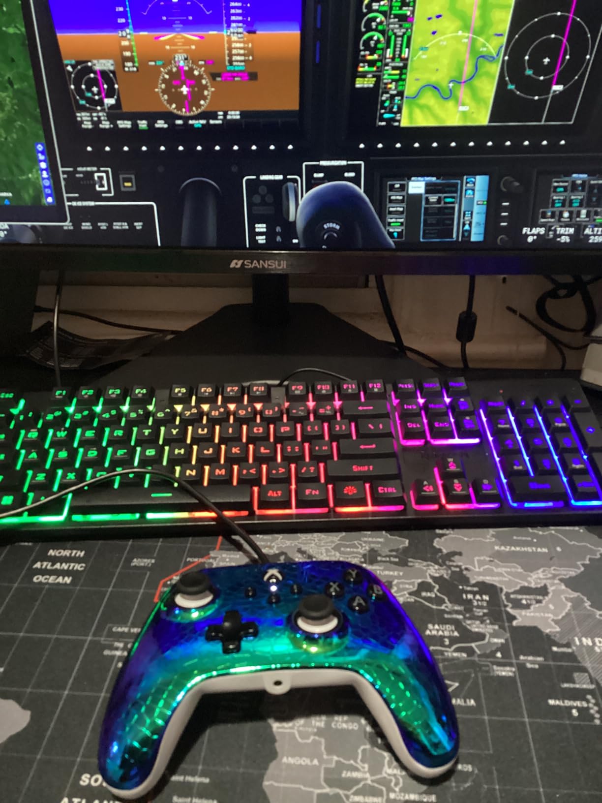 PowerA Advantage Wired Controller for Xbox Series X|S and Windows 10/11 - Fortnite Midas, gamepad, wired video game controller, gaming controller, USB-C, Works with Xbox One, Officially Licensed, Bonus Virtual Item Included customer photo 1