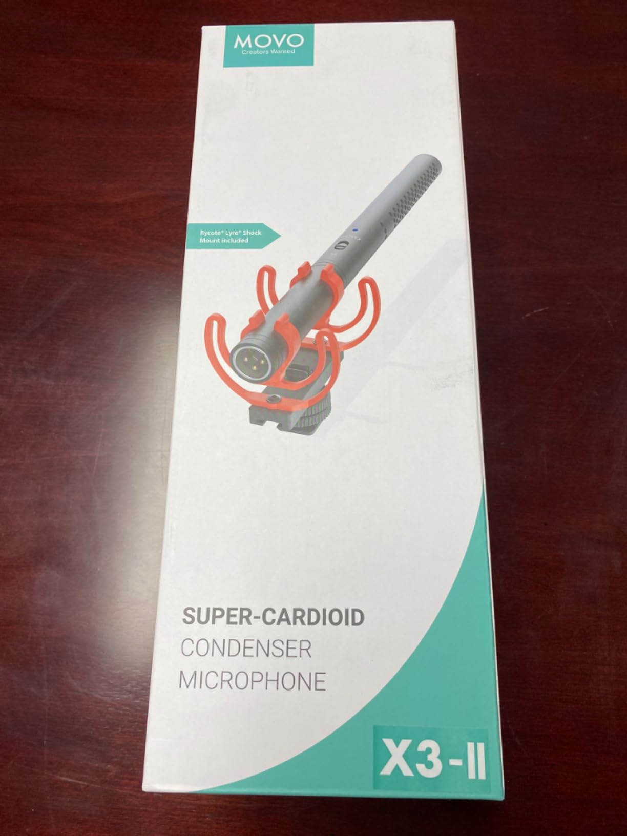 Movo X3-II Shotgun Microphone for Camera - 11 inch XLR Supercardioid Boom Mic for Filmmaking, DSLR Video customer photo 1