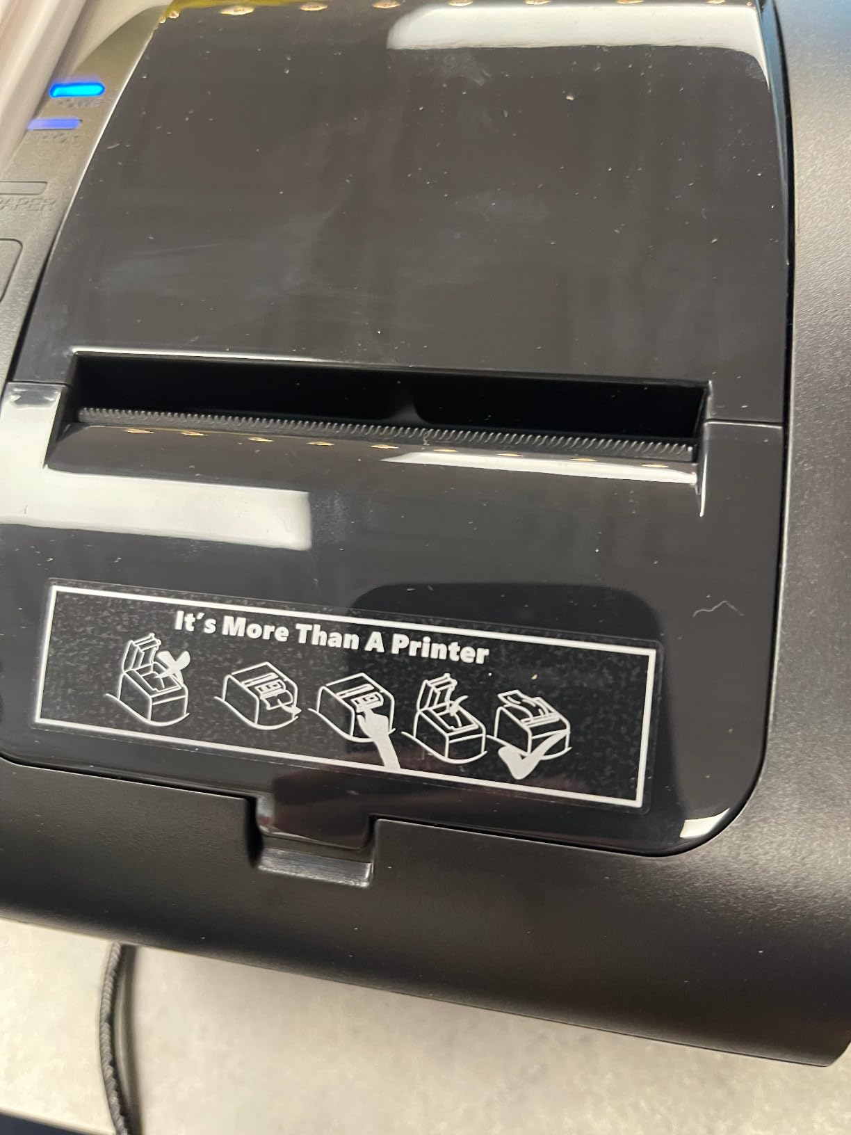 MUNBYN Bluetooth Thermal Receipt Printer P047, 80mm POS Printer, Thermal Printer with USB Serial Ethernet, Bluetooth, Support Android Windows PC customer photo 1