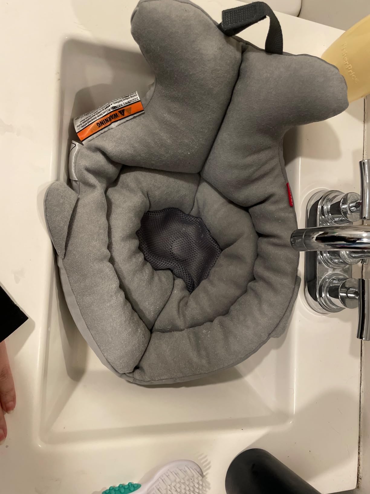 Skip Hop Soft Sink Baby Bath Tub, Moby, Grey customer photo 2