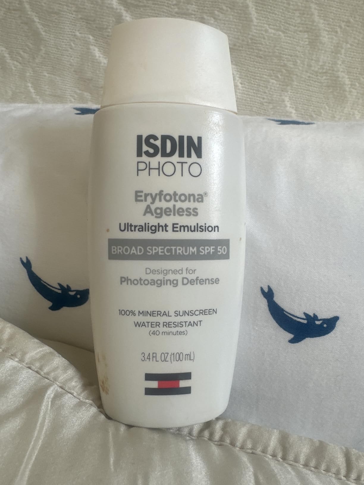 ISDIN Eryfotona Actinica SPF 50+ | Mineral Sunscreen for Face with Zinc Oxide | 100% Mineral UV Filters | No White Cast, Suitable for Sensitive Skin, Dermatologist Recommended customer photo 2