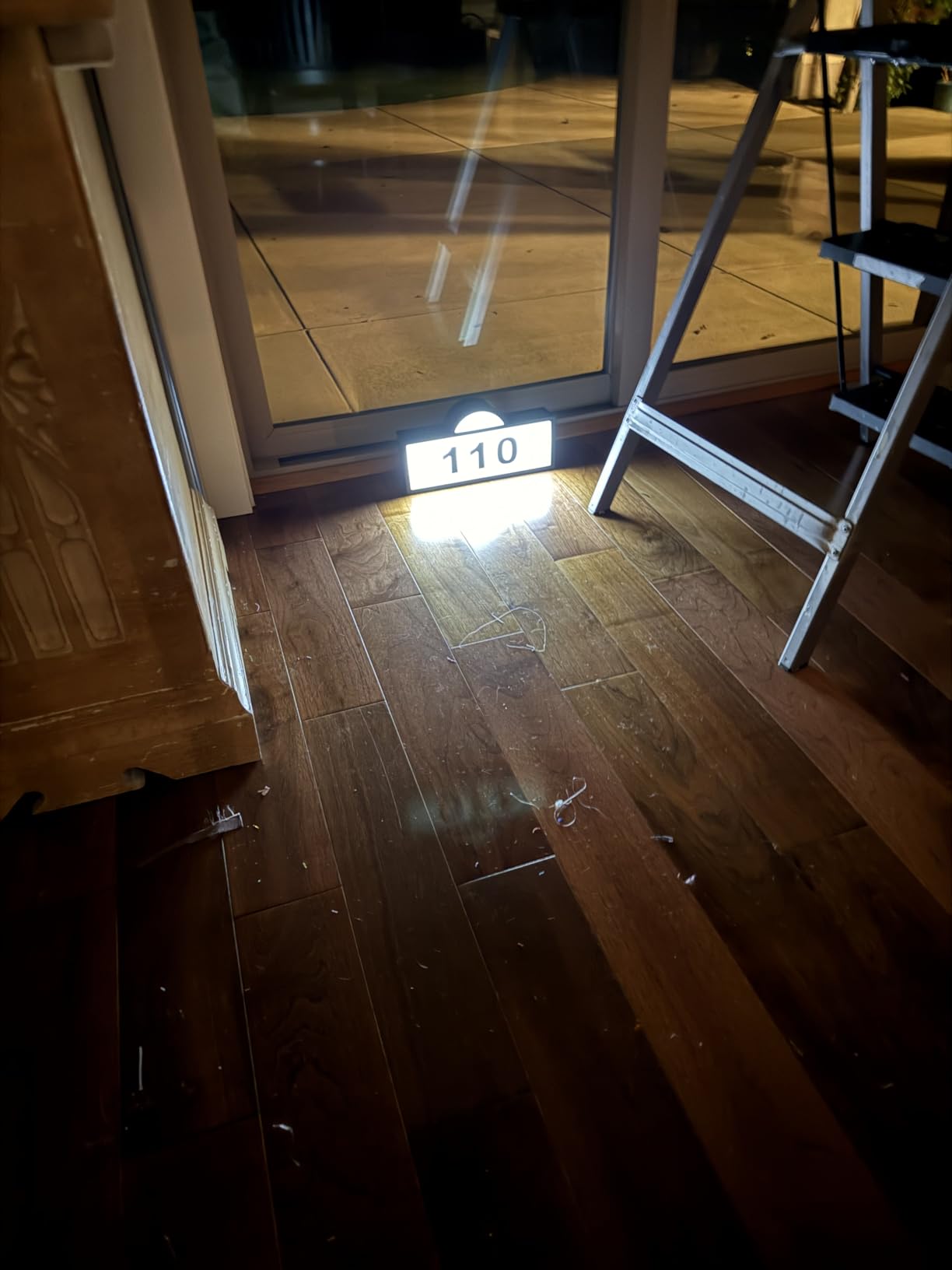 Solar House Numbers for Outside, 45 LED Lighted Address Sign for House Yard, 39inch Tall In Ground & Wall Mount, IP65 Waterproof customer photo 2