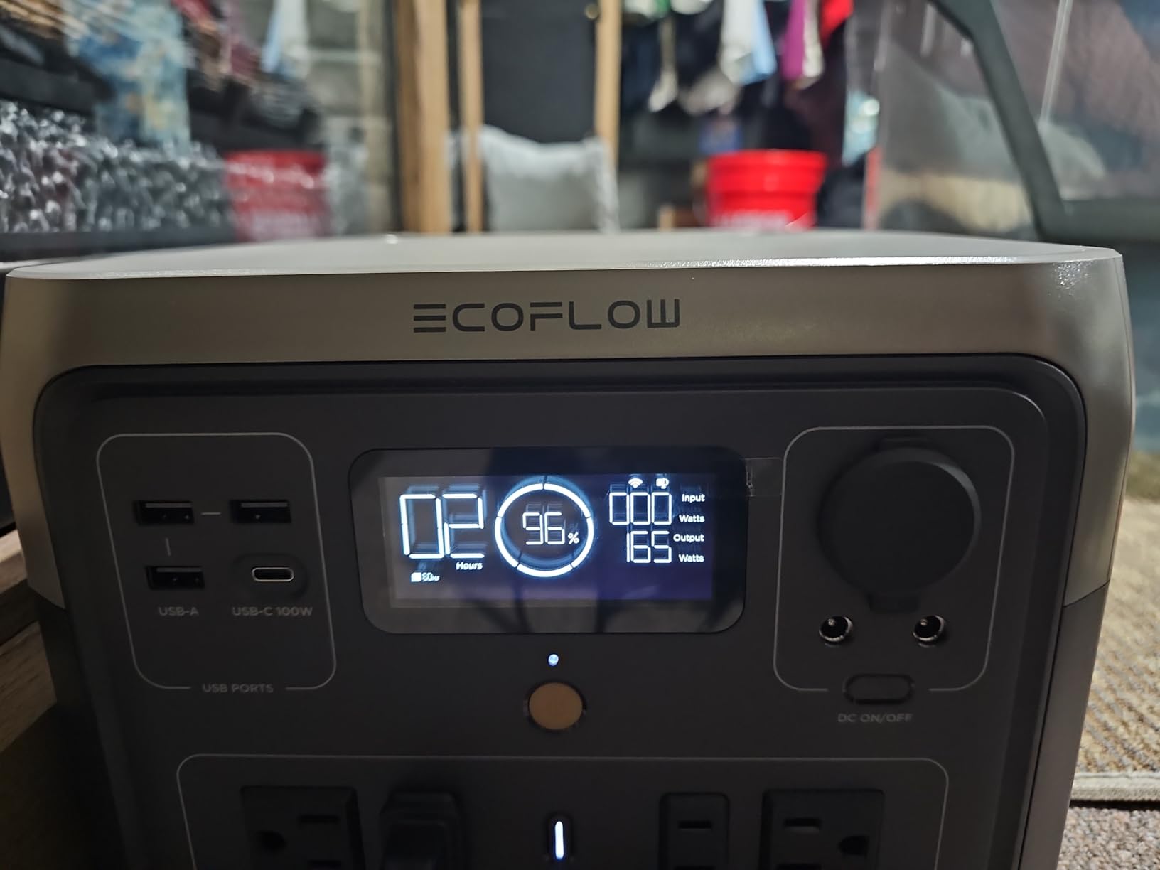 EF ECOFLOW Portable Power Station River 2 Max 500, 499Wh LiFePO4 Battery/ 1 Hour Fast Charging, Up to 1000W Output Solar Generator (Solar Panel Optional) for Outdoor Camping/RVs/Home Use customer photo 1