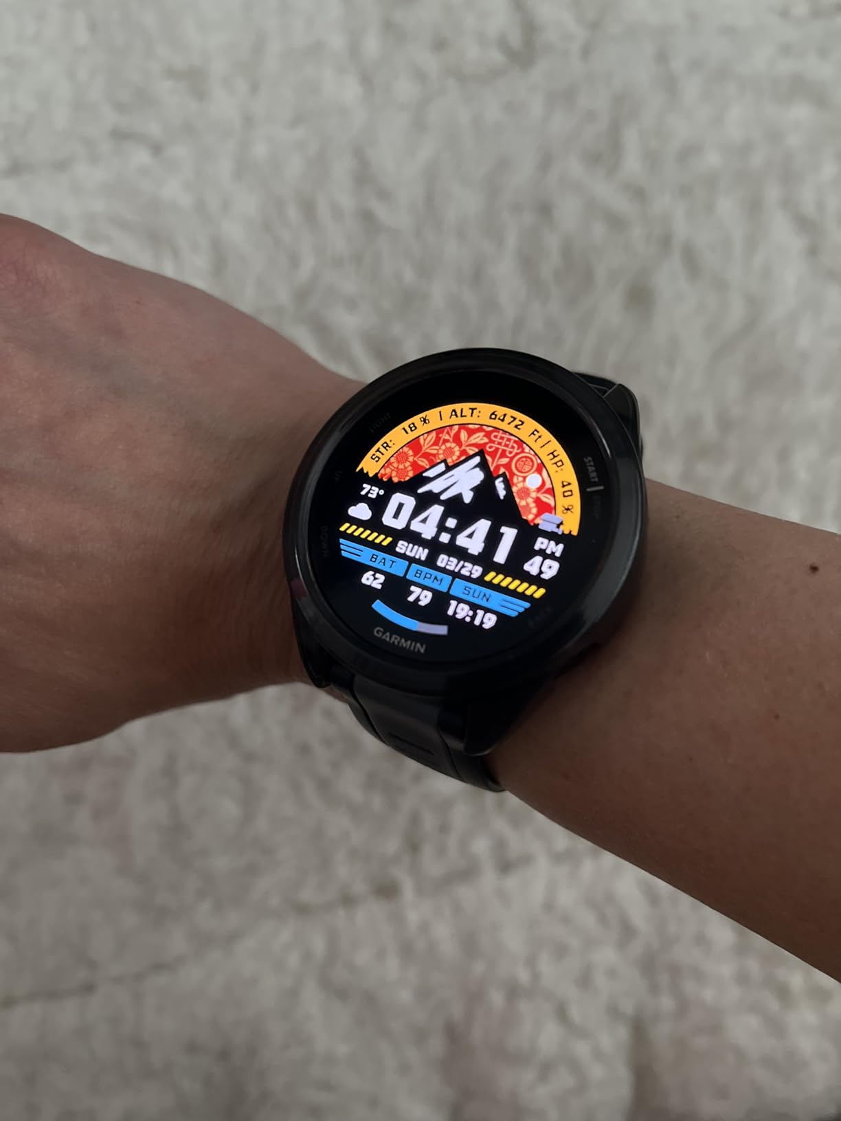 Garmin Forerunner 165 Music, Running Smartwatch, Colorful AMOLED Display, Training Metrics and Recovery Insights, Music on Your Wrist, Berry customer photo 1