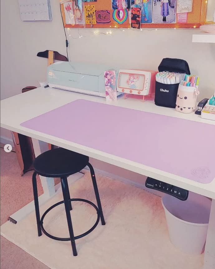 FLEXISPOT E6 MAX Bamboo 55x28 Inch Dual Motor 3-Stage Heavy Duty Standing Desk, 330lbs Weight Capacity, Height Adjustable Desk w/Cable Management & Wheels (Solid Bamboo Desktop + Black Frame) customer photo 1