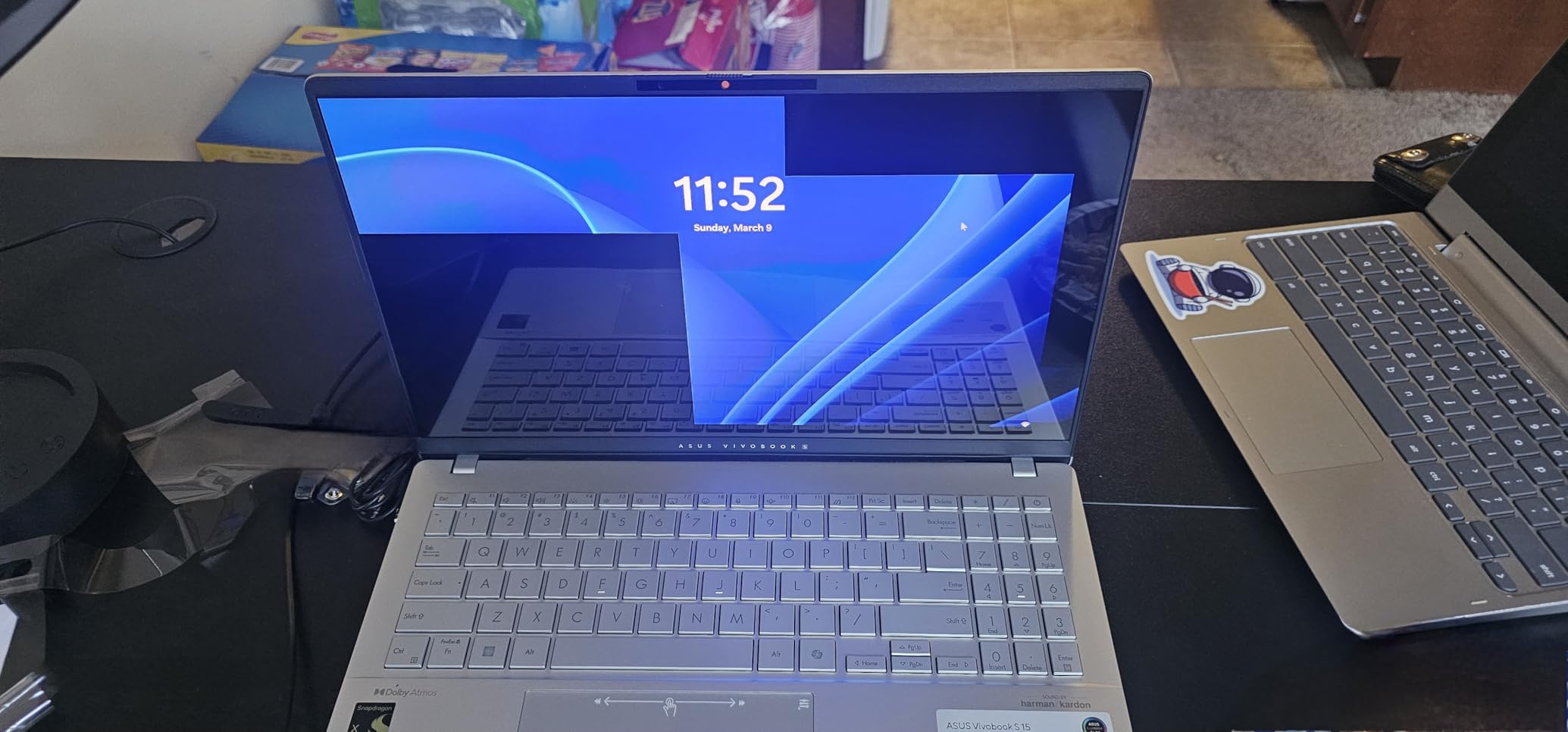 ASUS Vivobook S 15 Laptop Copilot+ PC, 15.6 inch 3K 120Hz OLED Display, Qualcomm Snapdragon X Elite X1E-78-100 12-Core Processor, 16GB RAM, 1TB SSD, Windows 11 Home, Cool Silver customer photo 2