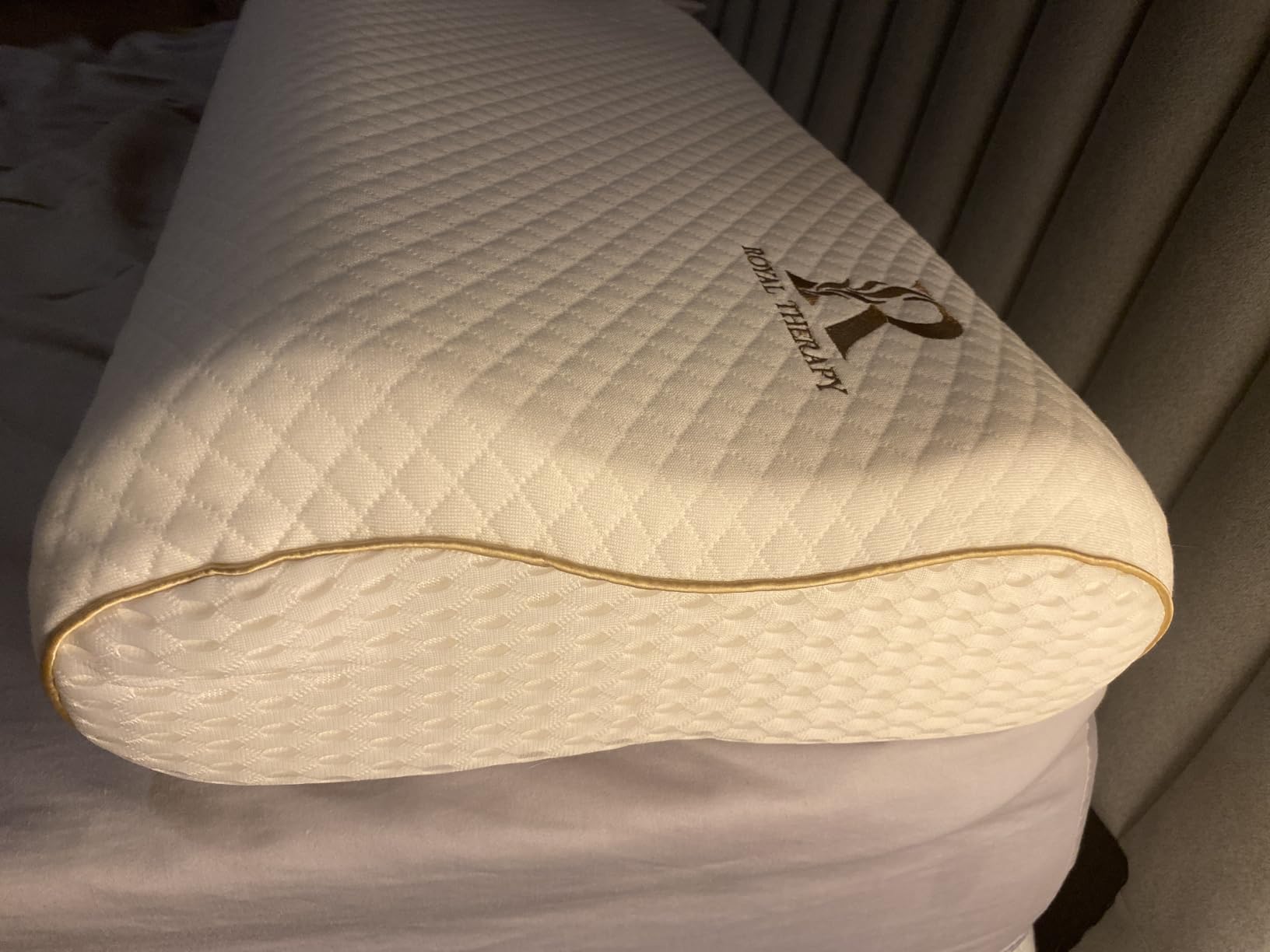 Royal Therapy Travel Memory Foam Cervical Pillow - Contour Pillow for Neck and Shoulder Pain customer photo 2