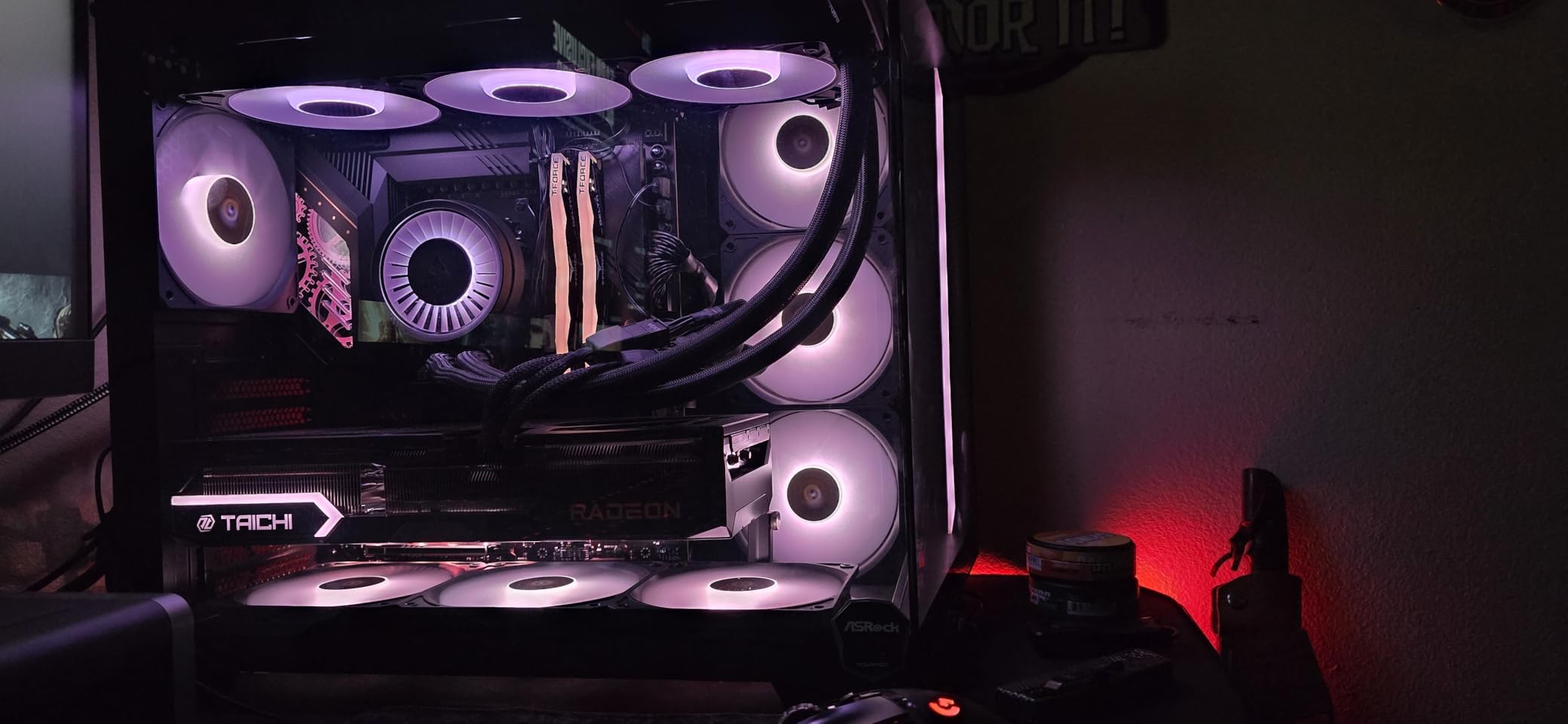 Antec C5 ARGB, Mid-Tower ATX PC Case, Seamless Tempered Glass Front & Side Panels, 7×120mm ARGB PWM Fans Included, Supports Up to 10 Fans, 360mm Radiator Support, Type-C 3.2 Gen 2 customer photo 1