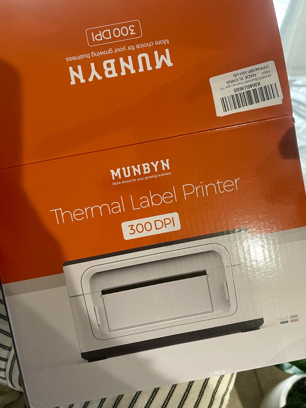 MUNBYN Bluetooth Thermal Label Printer 941BP, Wireless 300DPI 4x6 Shipping Label Printer for Small Business Compatible with Windows, Mac, iPhone, Android, PC, Ebay, Amazon, Shopify, Etsy, USPS (White) customer photo 2