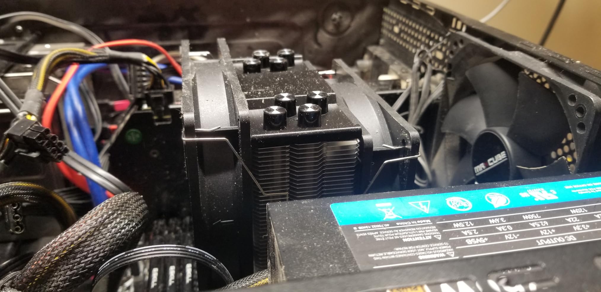 ID-COOLING SE-214-XT PLUS CPU Cooler 4 Heat Pipes, Single Tower with 2x120mm Fans in a Push-pull Configuration, Noninterference with RAM, Compatible with LGA1700/1851/1200/115X and AMD AM5/AM4 Sockets customer photo 2