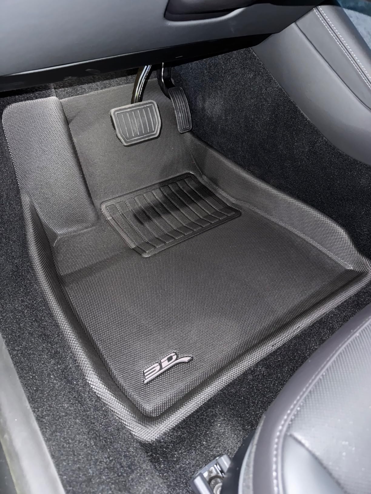 3D MAXpider Custom Fit Kagu Floor Mat (Black) Compatible with Tesla Model 3 Highland 2024-2026 - Full Set customer photo 1