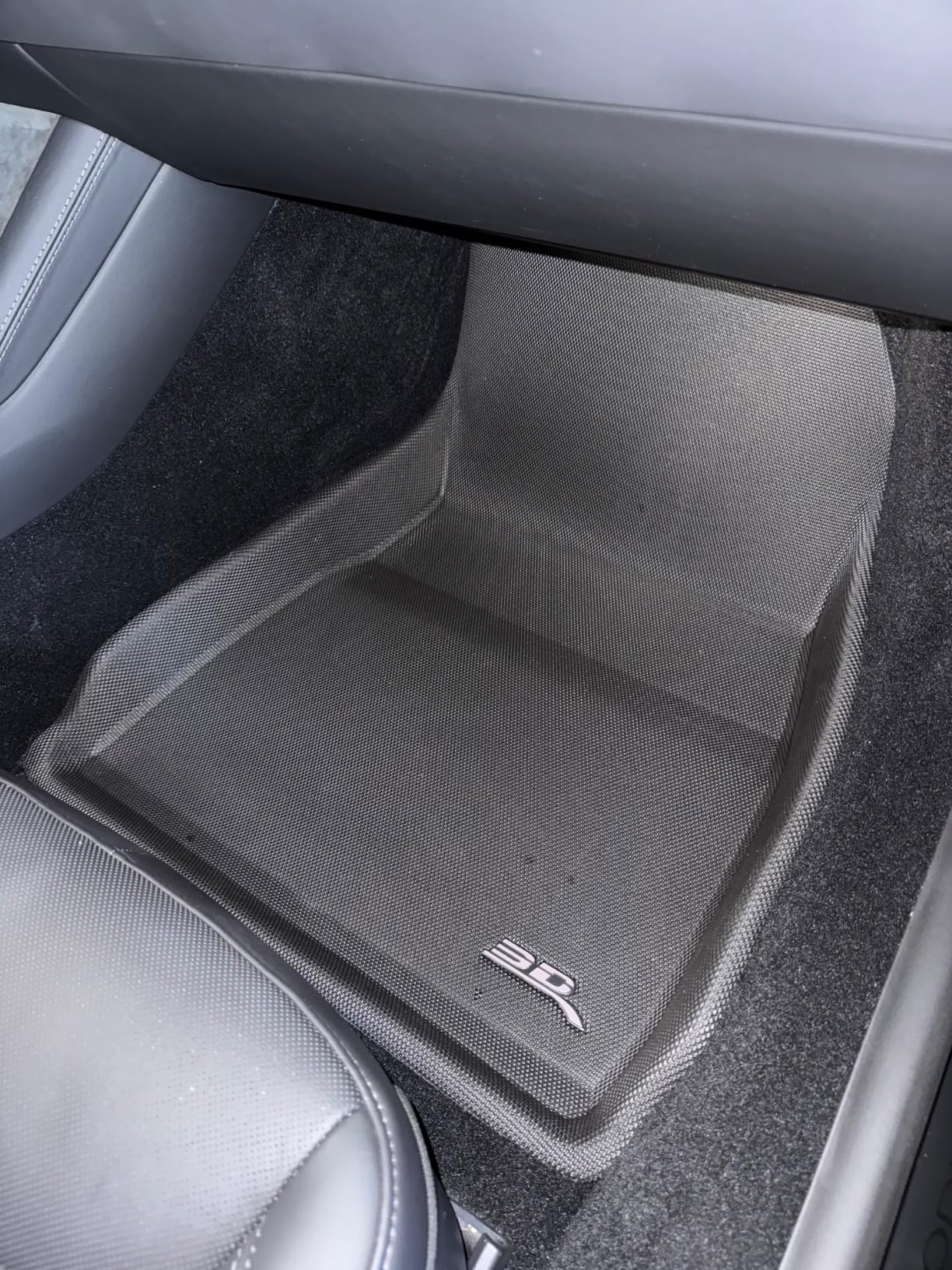 3D MAXpider Custom Fit Kagu Floor Mat (Black) Compatible with Tesla Model 3 Highland 2024-2026 - Full Set customer photo 2