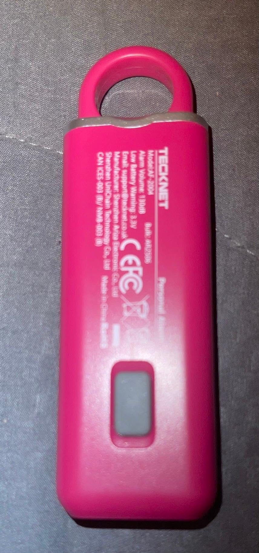 TECKNET Rechargeable Personal Safety Alarm for Women, 130dB Self Defense Keychain Alarm with SOS Strobe Light, Low Battery Notice customer photo 1