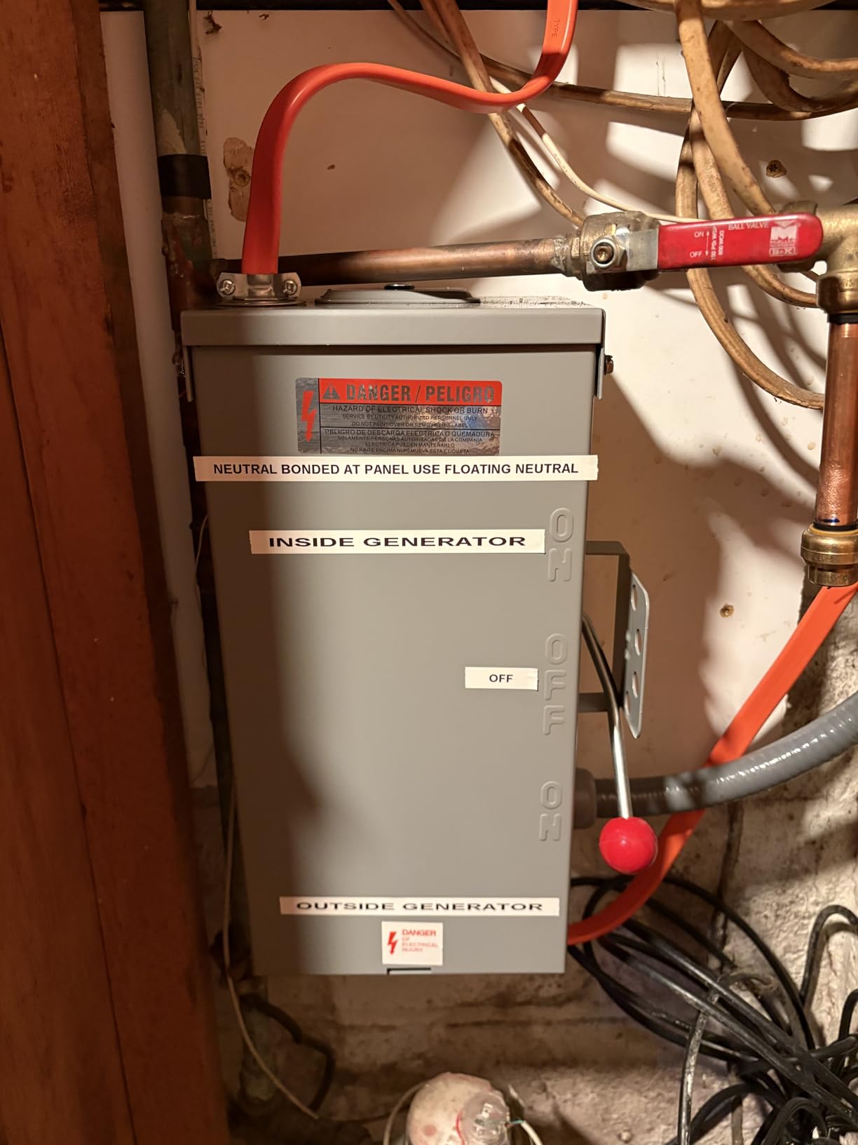 100A Generator Transfer Switch, 24000W General-Duty Double-Throw Safety Switch, 120/240-Volt Transfer Switches, NEMA 3R Standards customer photo 1