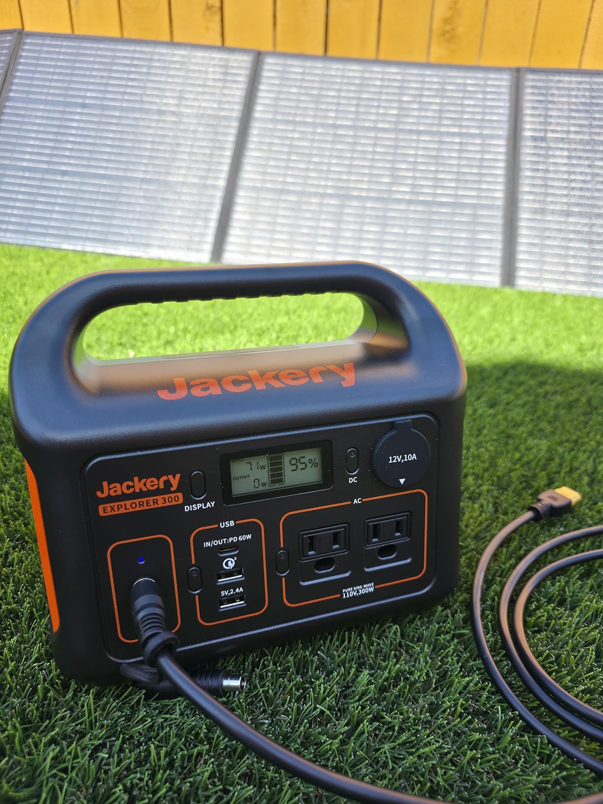 200W Portable Solar Panel for Power Station, 23.5% Efficiency Mono Foldable Solar Charger with 4 Kickstands for Jackery 1000 V2/Bluetti/EcoFlow/Anker, IP67 Waterproof for Camping RV Power Backup customer photo 2
