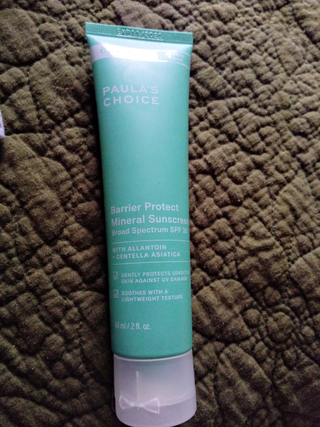 Paula's Choice CALM Barrier Protect Mineral Sunscreen for Face, SPF 30, Face Sunscreen for Sensitive Skin, Rosacea-Prone, Eczema- Prone Skin, UVA/UVB Protection, Fragrance Free, 2oz customer photo 2