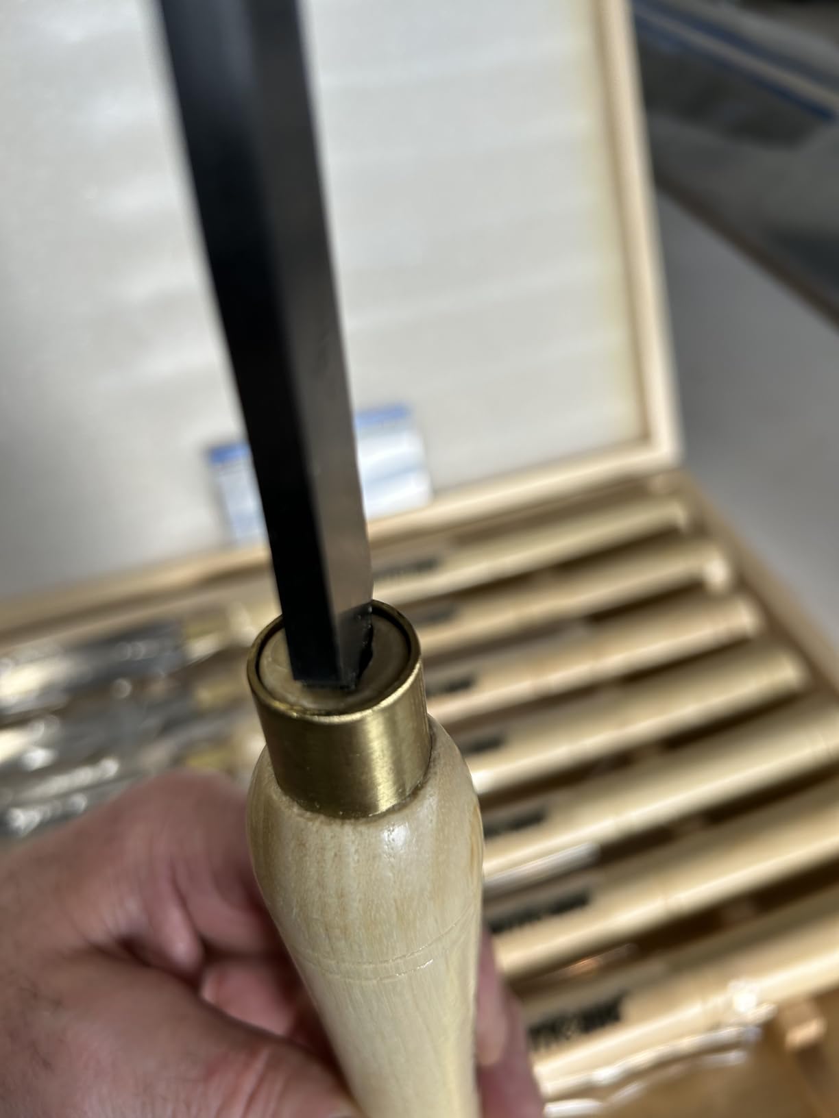 HURRICANE 8pc Wood Lathe Chisel Set with Wooden Box, HSS Wood Turning Tools for Woodworking, for Precision Cutting and Smooth, Detailed Projects customer photo 1
