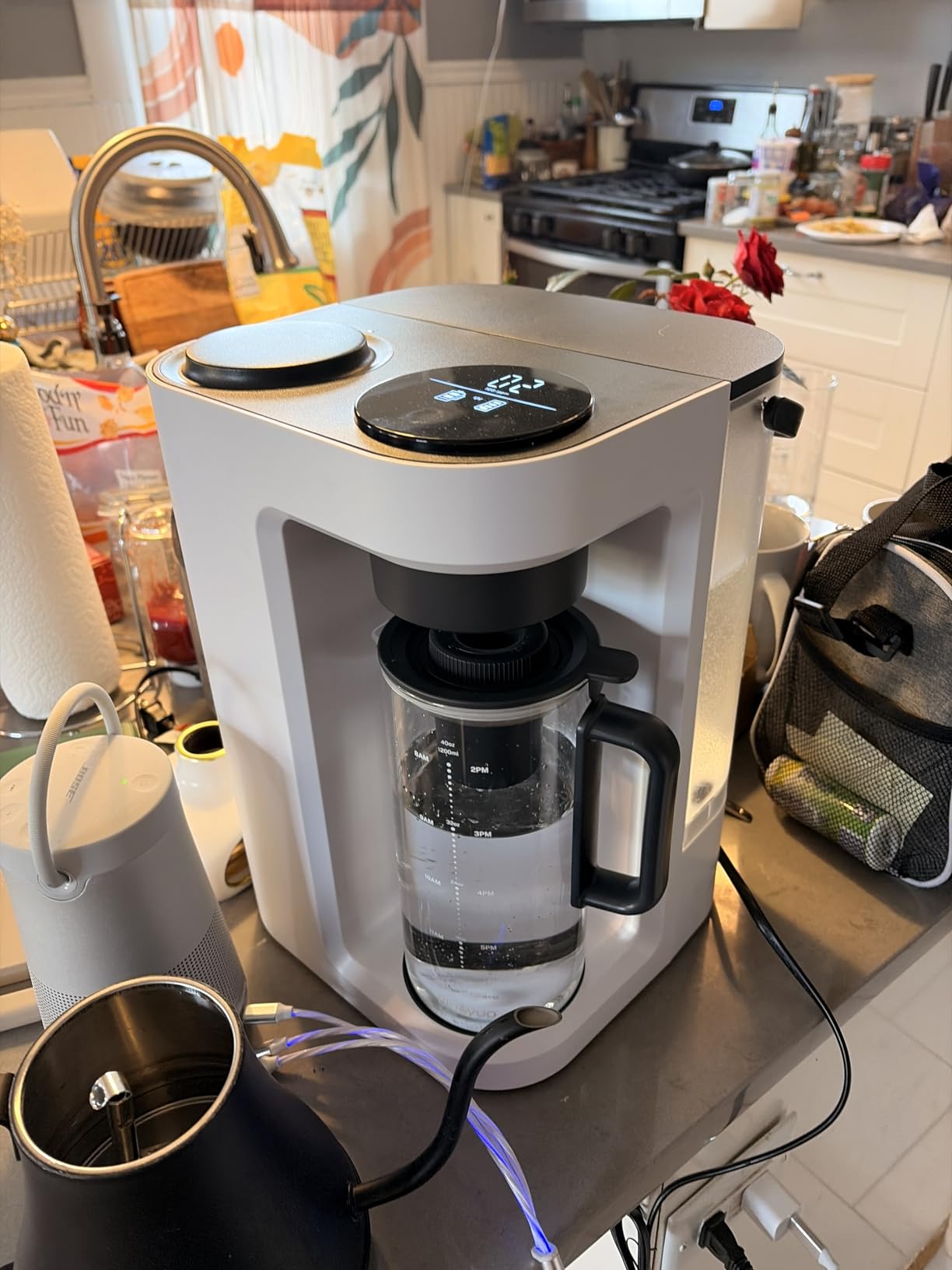 Bluevua RO100ROPOT-Lite(UV) Countertop Reverse Osmosis Water Filter System, 7-Stage Purification with UV and Remineralization, 3:1 Pure to Drain, Portable Water Purifier customer photo 2