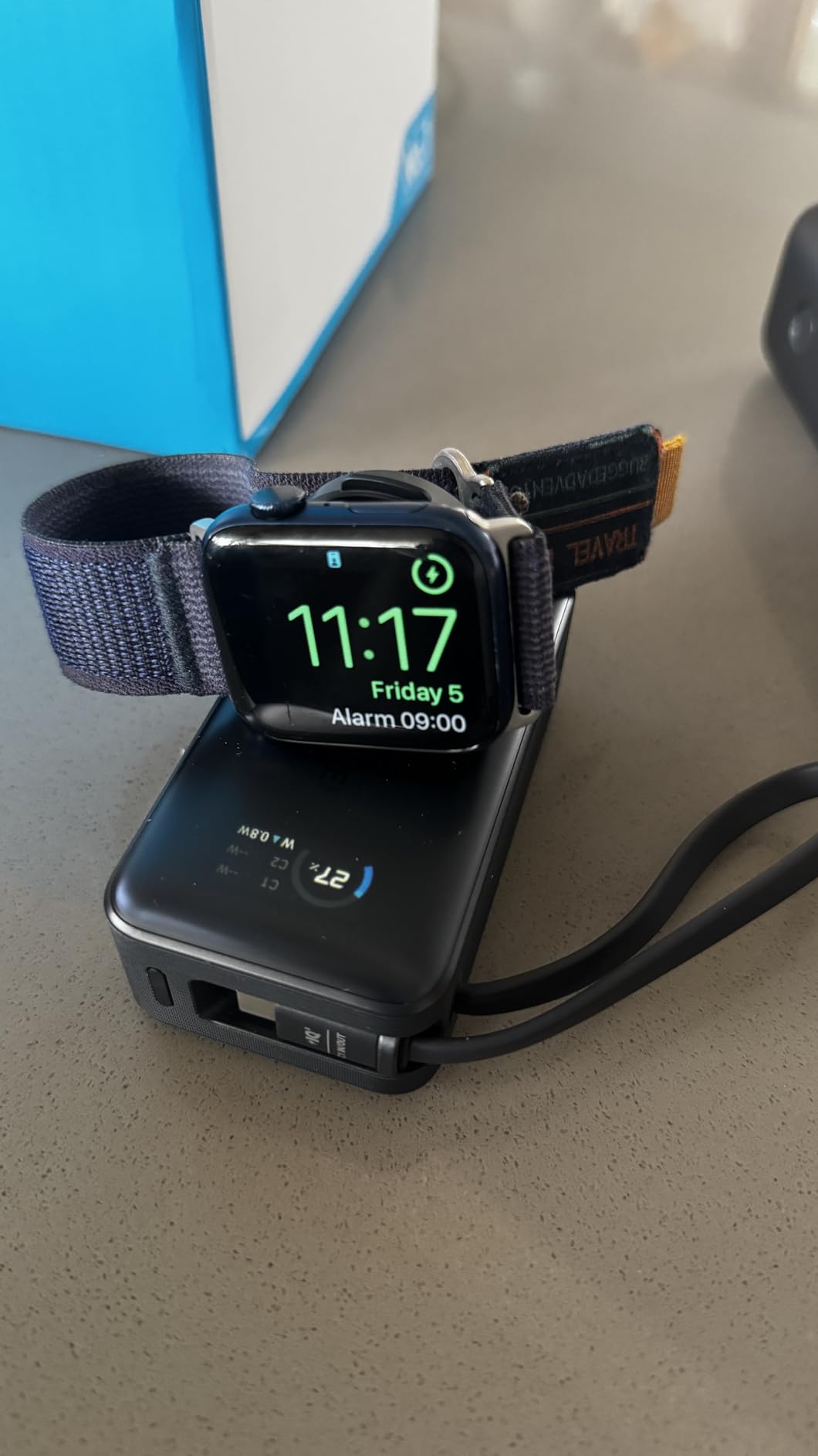 Anker MagGo Power Bank for Apple Watch, Officially Certified 10,000mAh Compact Battery Pack with Built-in USB-C Cable, 35W Max customer photo 1