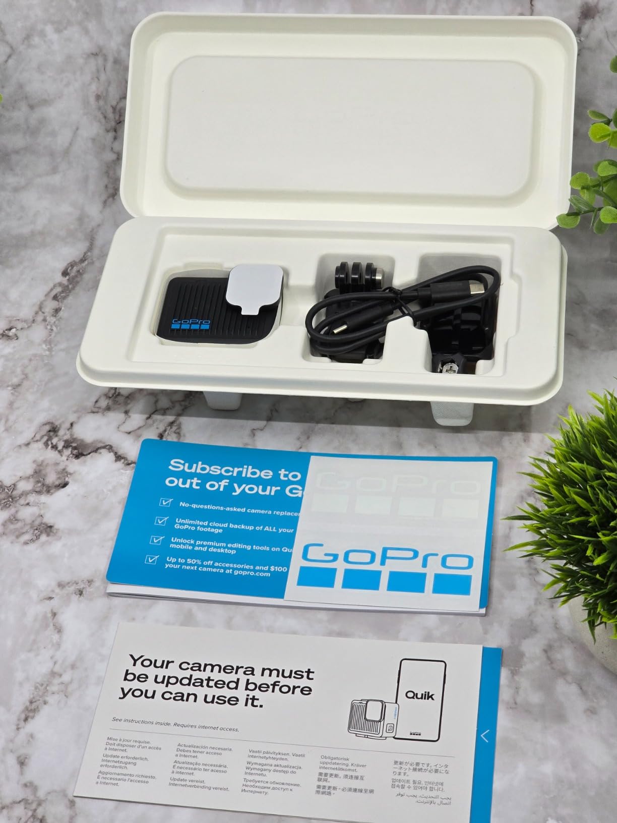 GoPro HERO12 Black - Waterproof Action Camera with 5.3K60 Ultra HD Video, 27MP Photos, HDR, 1/1.9