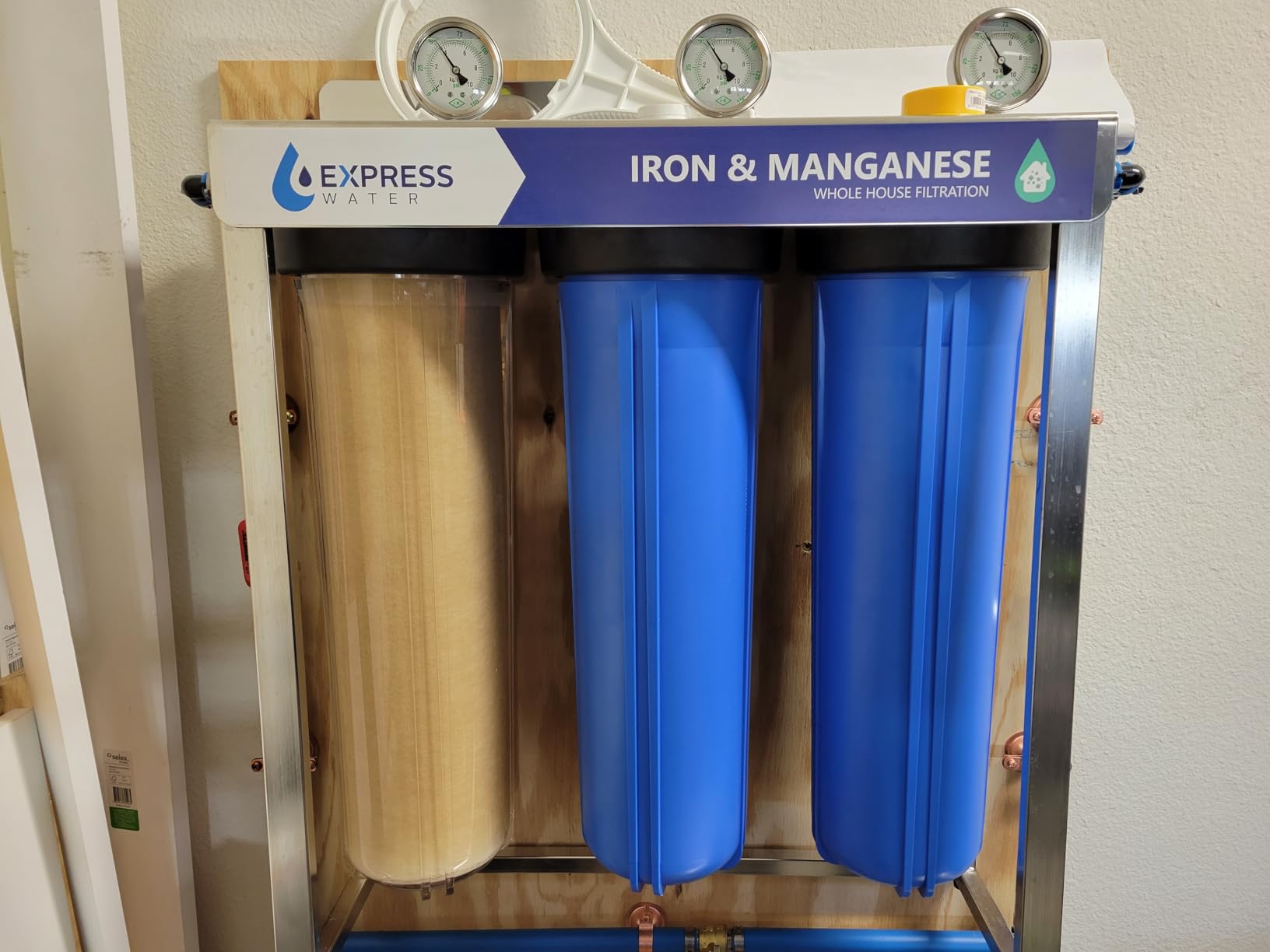 Express Water Whole House Water Filter System | IRON & MANGANESE | 3 Stage Full Home Filtration customer photo 1