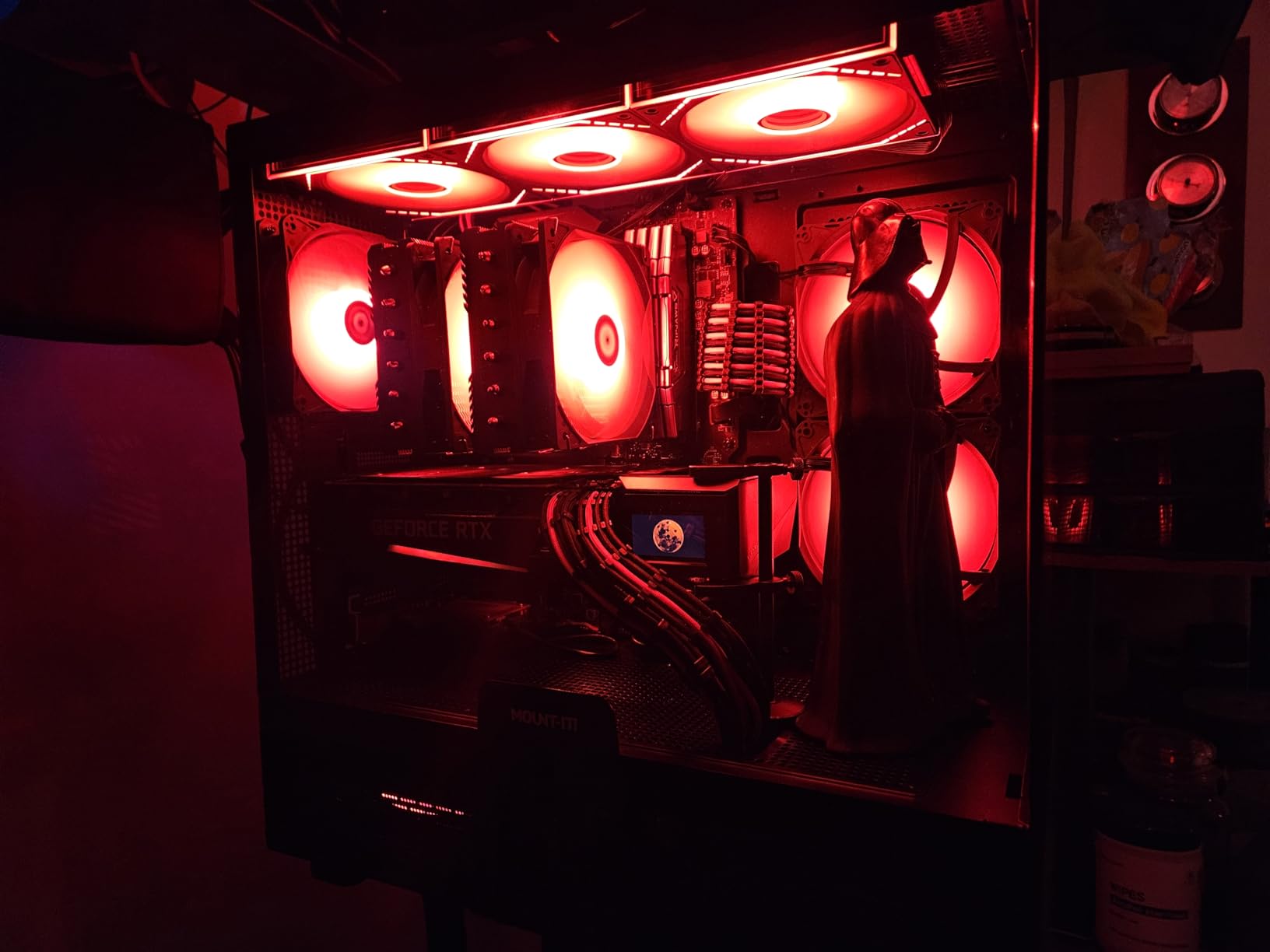 Thermaltake View 270 Plus TG ARGB Black Mid Tower E-ATX Case; 3x120mm ARGB Fans Included; Support Up to 360mm Radiator; Front & Side Dual Tempered Glass Panel; CA-1Y7-00M1WN-01; 3 Year Warranty customer photo 2