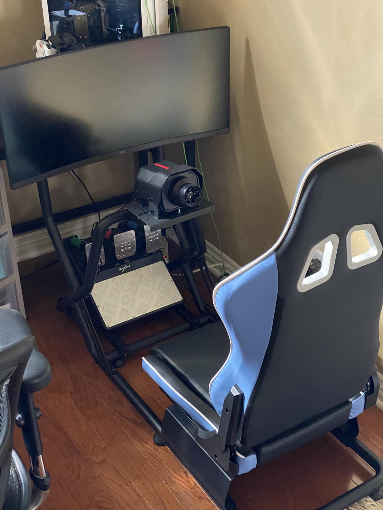 ARES WING Racing Simulator Cockpit with Seat, Formula and GT Sim Racing Cockpit Compatible with Fanatec, Thrustmaster, Logitech, Moza Racing Games on PS5, PS4, Xbox and PC customer photo 2