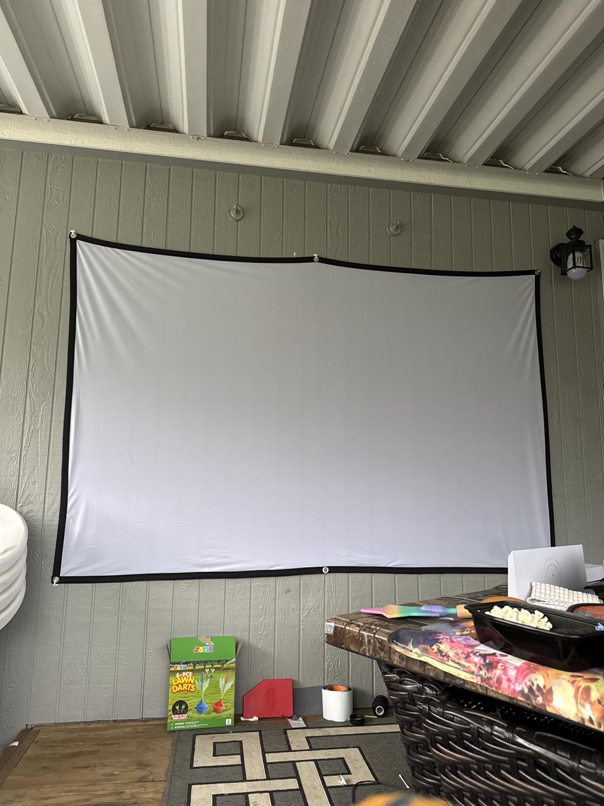 Projector with 5G WiFi and Bluetooth, Native 1080P Projector[Projector Screen Included], Full HD 18000LM Movie Projector, 100