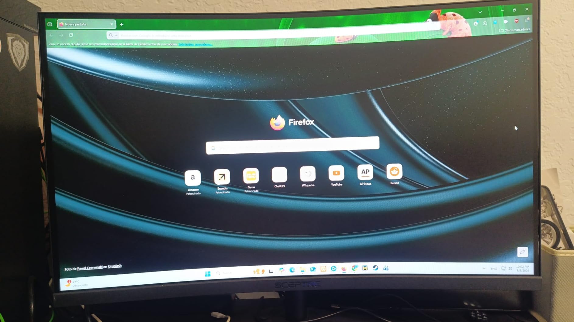 Sceptre Curved 27-inch Prime Gaming Monitor 1500R 100Hz HDMI X2 DisplayPort 1ms 100% sRGB, Build-in Speakers Machine Black 2025 (C275W-FW100T Series) customer photo 1