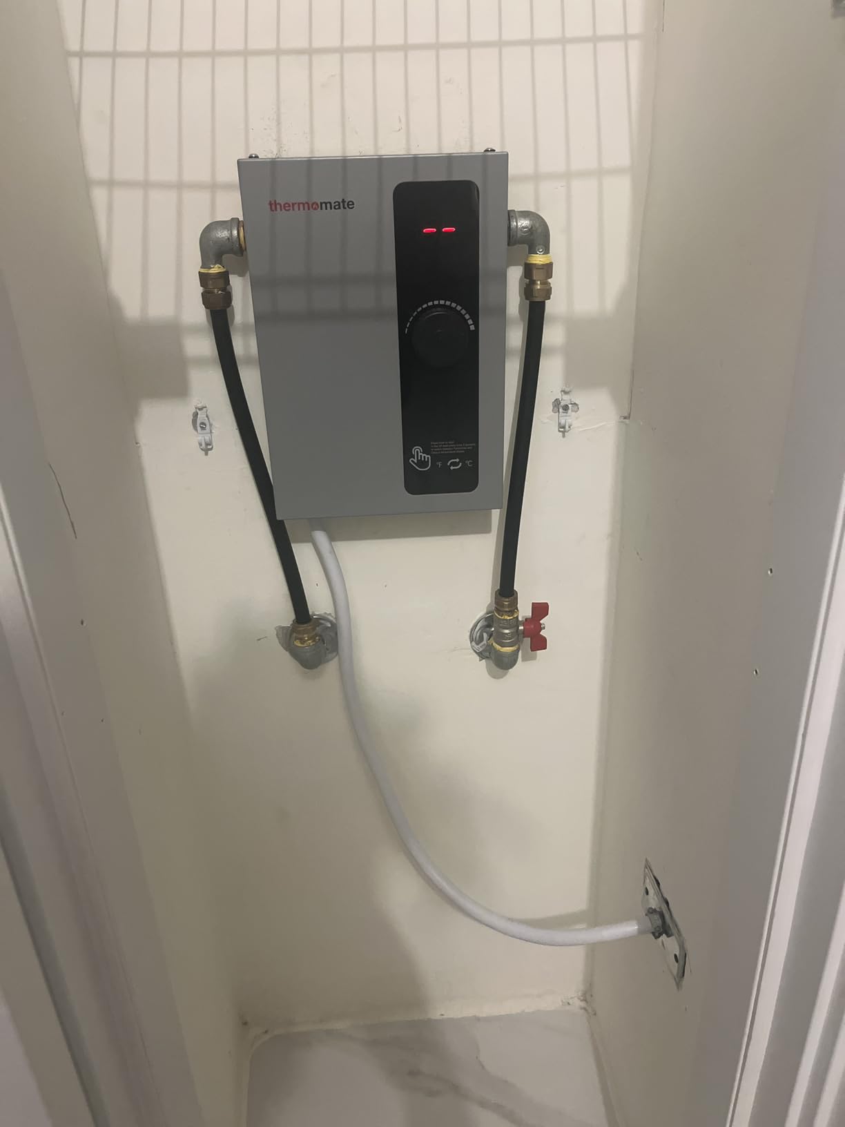 Tankless Water Heater Electric, ThermoMate 8kW at 240 Volt, On Demand Instant Hot Water Heater for Point of Use, Self-Modulating Save Energy, Save Space, 1.56GPM at 35°F Rise customer photo 2