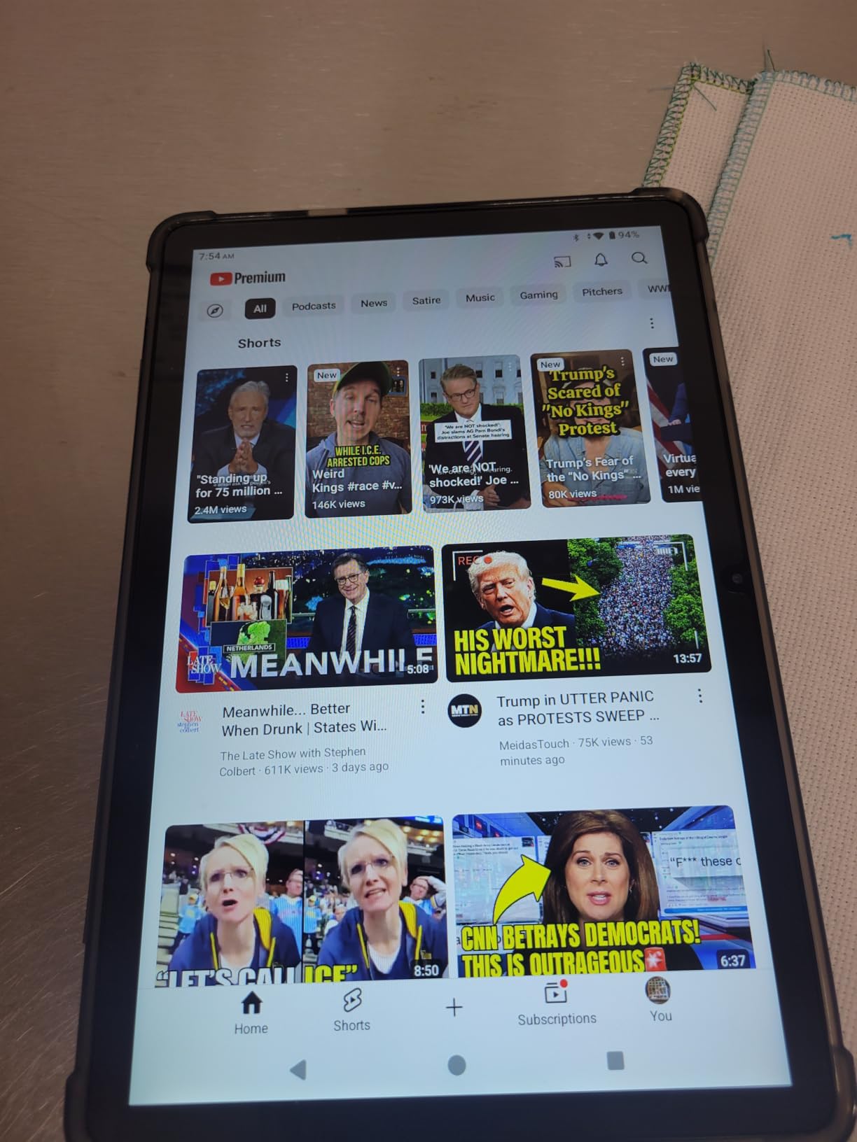 COLORROOM 2026 Android 16 Tablet 11inch, Face Unlock, 18W Fast Charging, 32GB+128GB+1TB Expand, Octa-core CPU, 8000mAh Large Battery, WiFi6, Touchscreen Display, Widevine L1 Tableta, Blue customer photo 1