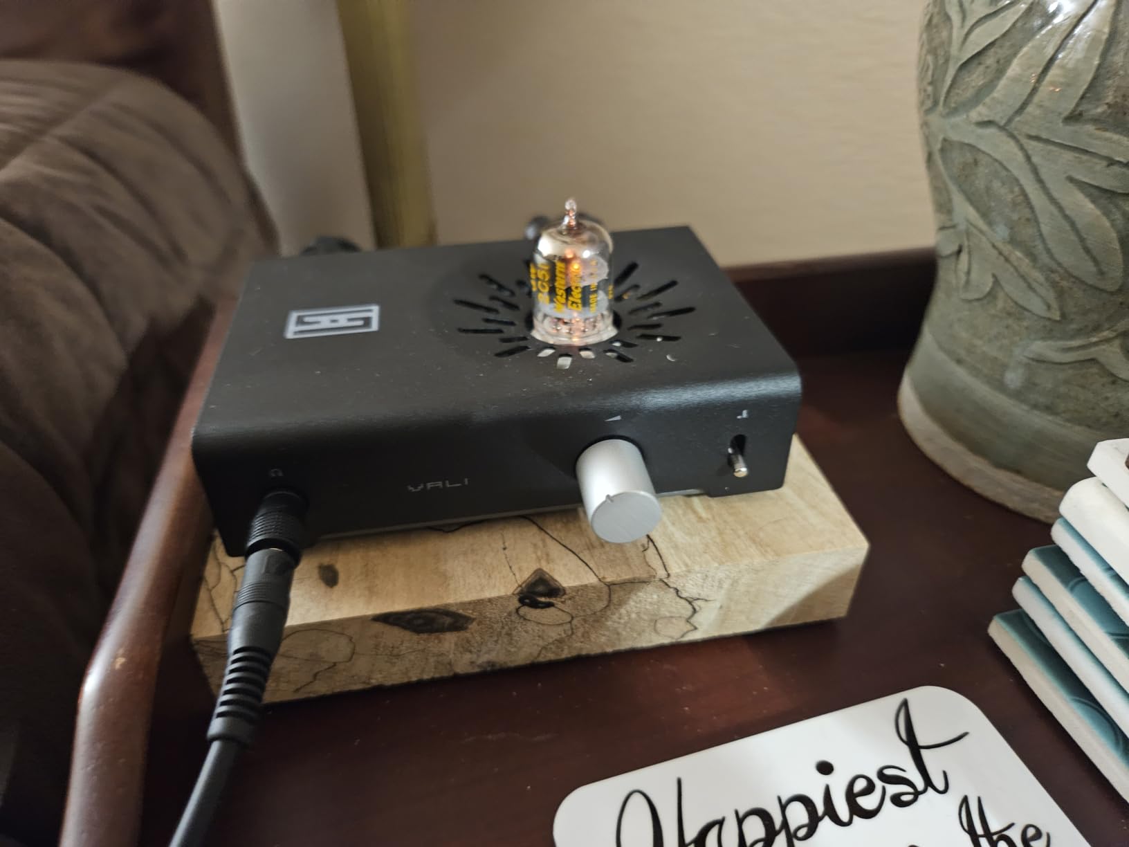 Schiit Vali 3 Beautiful Tube Hybrid Headphone Amp and Preamp - Black customer photo 2