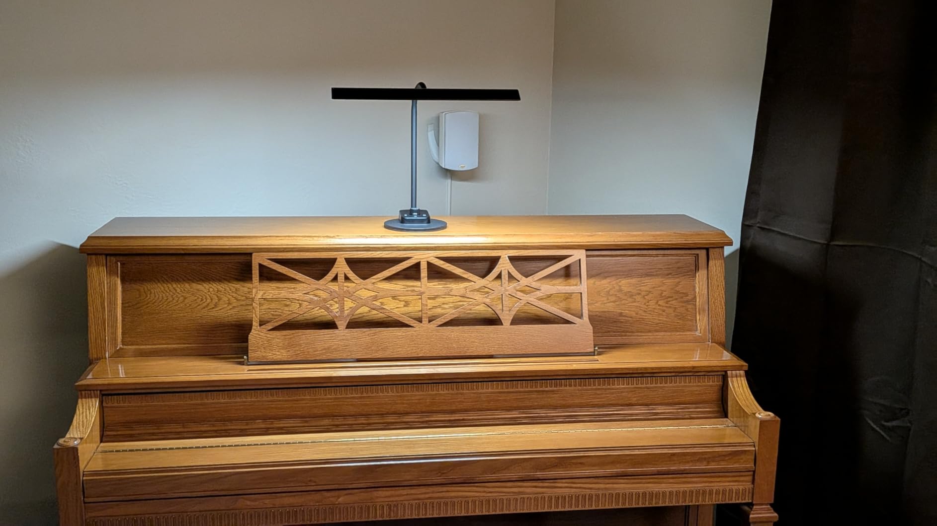 Piano Light, Upgraded LED Piano Lamp for Grand/Upright & Digital Pianos, Music Stand Lamp with Adjustable Gooseneck, Auto-Off Timer, 5 Color Modes Dimmable & USB Charging Port Eye-Care Desk Light customer photo 1