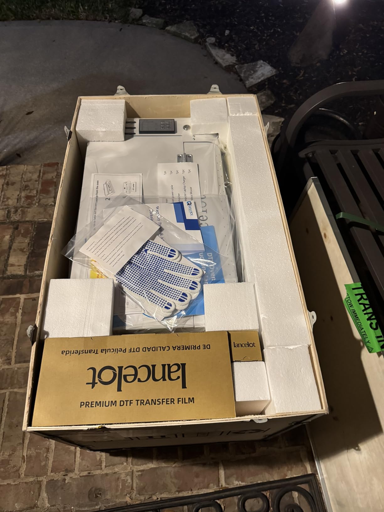 Auto-Maintenance M1630 Pro DTF Bundle with Roll Feeder,White Ink Circulation for DIY T Shirt Printing,Doubled Speed Over L1800,L805 DTF Printer Machine(Printer+Oven+Laptop+Consumables) customer photo 2