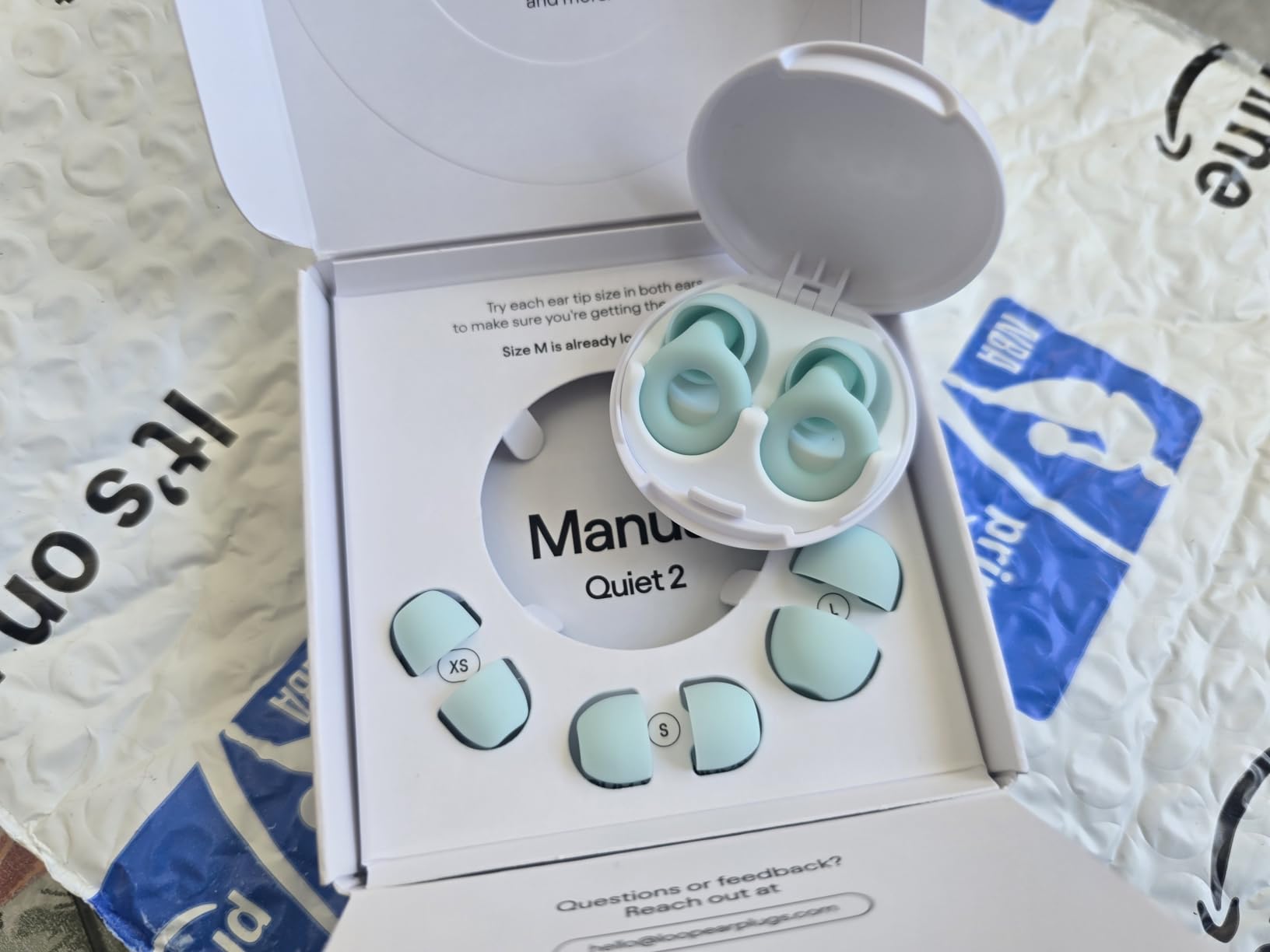 Loop Quiet 2 Ear Plugs - Ultra-Comfy Reusable Noise-Reducing Earplugs for Sleep, Deep Focus, Travel, Sensitivity | Flexible Hearing Protection | Customizable Fit | 24dB (SNR) Noise Reduction customer photo 1