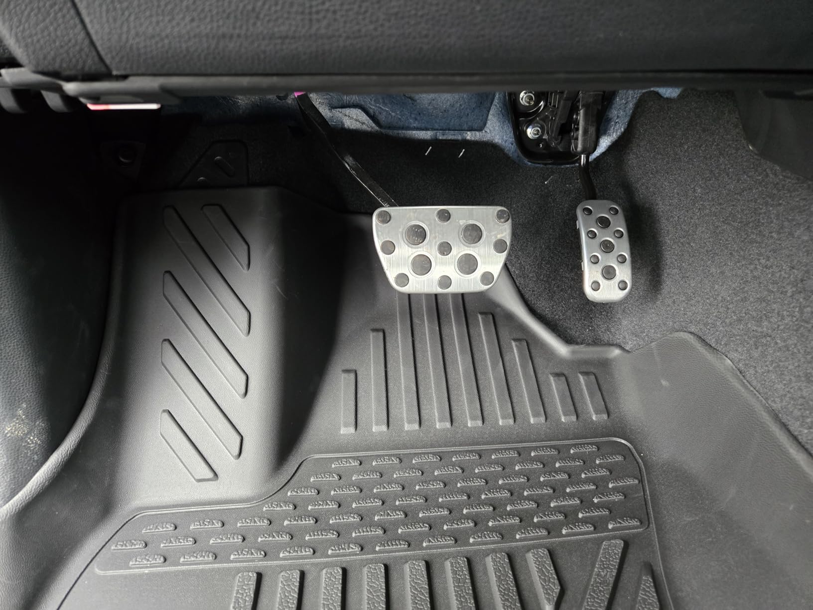 LASFIT Floor Mats for Toyota Tacoma 2024 2025 2026 Double Cab Auto Tran (Not fit Hybrid) All Weather Floor Liner for Tacoma TRD/SR/SR5/limited TPE Custom Fit Car Mats Front&Rear 2 Row Mats customer photo 1