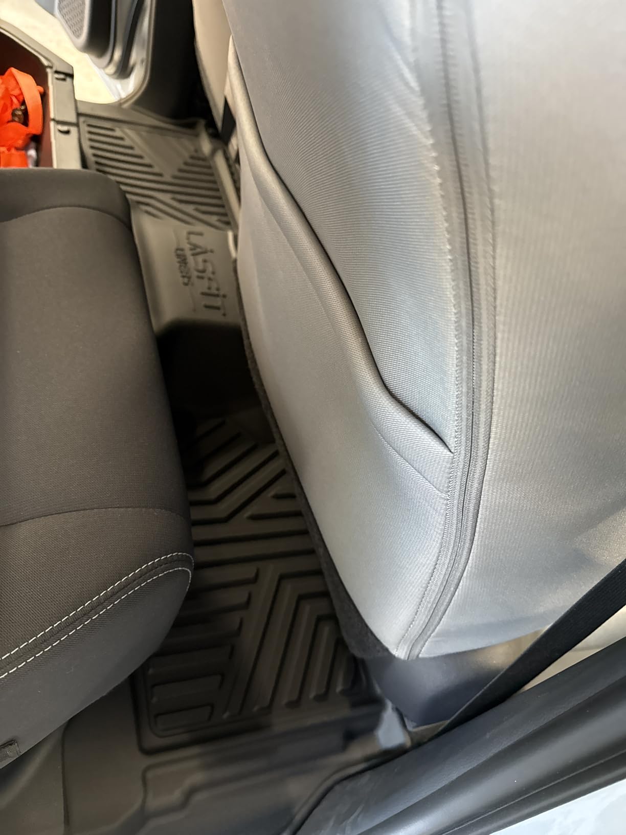 LASFIT Floor Mats for Toyota Tacoma 2024 2025 2026 Double Cab Auto Tran (Not fit Hybrid) All Weather Floor Liner for Tacoma TRD/SR/SR5/limited TPE Custom Fit Car Mats Front&Rear 2 Row Mats customer photo 2