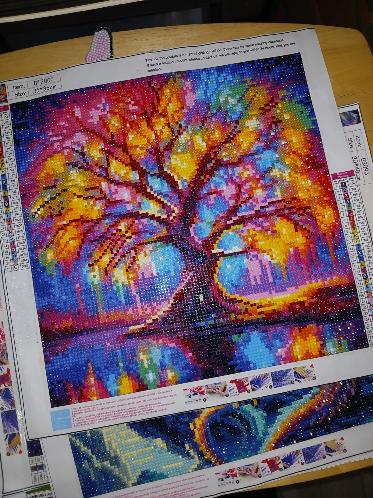 DIYCYCY Tree of Life Diamond Painting Kits for Adults, Full Drill Diamond Art Kits for Beginners, Round 5D DIY Diamond Dots Paintings customer photo 2