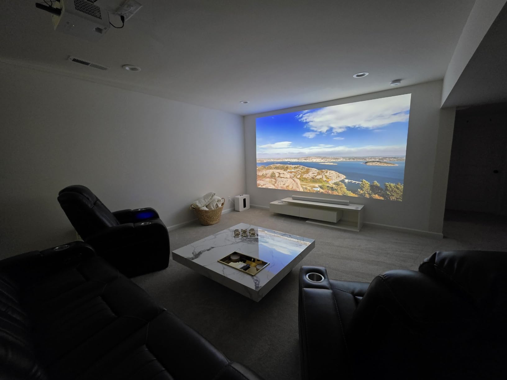 BenQ TK710 4K Laser 3200 Lumens Movie and Gaming Projector with 4ms Response Time | 240Hz Refresh Rate | HDR10 & HLG | ARC/eARC Support | Vertical Lens Shift | 3D Keystone | 1.3x Zoom | HDR Game Modes customer photo 1