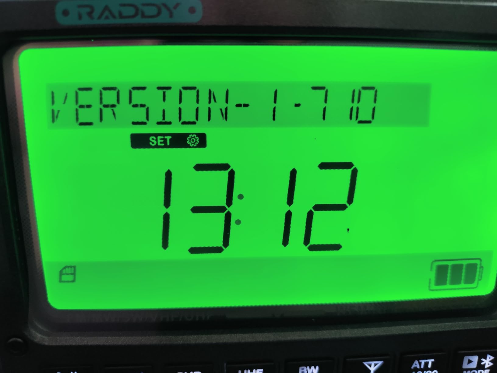 Raddy RF919 SSB Shortwave Radio with NOAA Weather Band, Full Band FM AM SW VHF UHF AIR CB WB and SSB Receiver, with Antenna Tuner, 3 External Antenna Ports, 5000mAh Rechargeable Battery (Army Green) customer photo 1