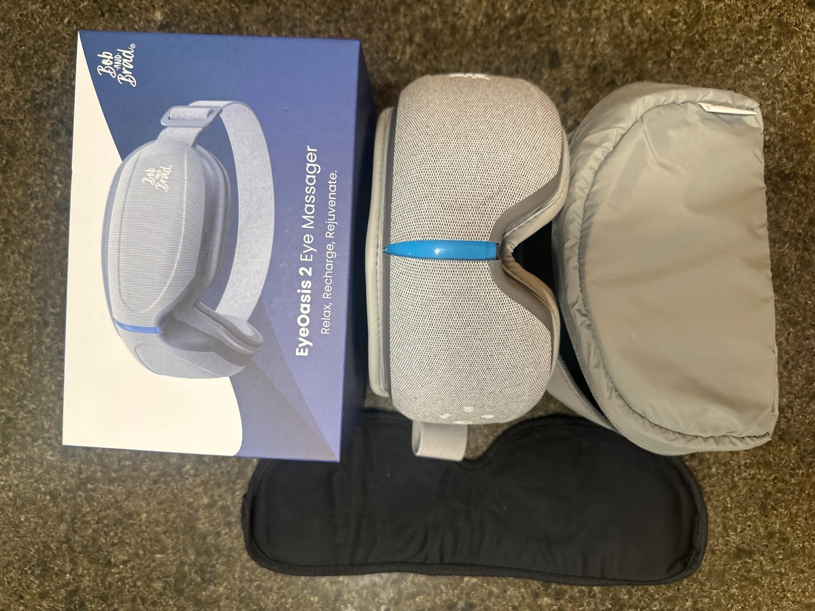 BOB AND BRAD Eye Massager with Heat and Cooling, EyeOasis 2 Eye Mask for Migraines FSA Eligible/HSA Eligible, Heated Face Massager for Eyes Strain Relief Improve Sleep, Birthday Gifts for Women Men customer photo 1