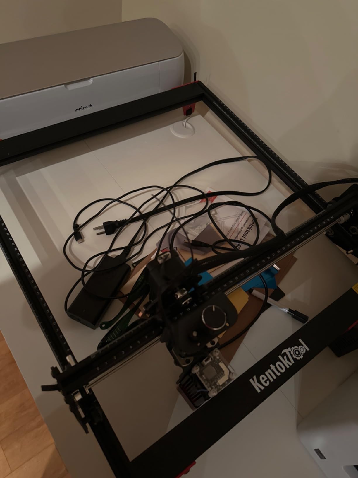 Laser Engraver, LE400PRO 50W Laser Engraving Machine for Beginners, 5.5W 400x400mm Large Working Area High Precision Laser Engraver and Cutter Machine for Wood Acrylic Leather (Class 1 Output 5500mW) customer photo 1
