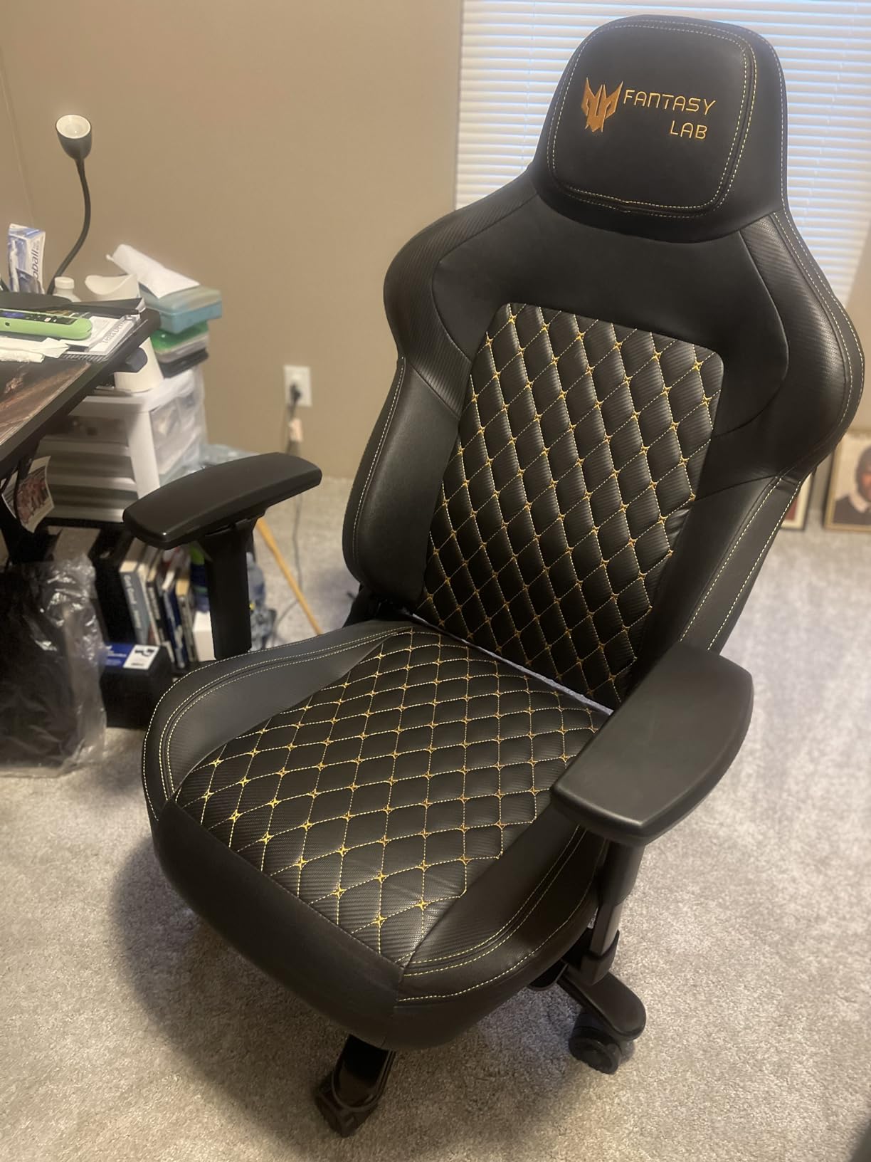 Big and Tall Gaming Chair 440LBS Gaming Chair with Metal Base Memory Foam Lumbar 4D Adjustable Armrest Computer Chair for Heavy People Ergonomic High-Back customer photo 1
