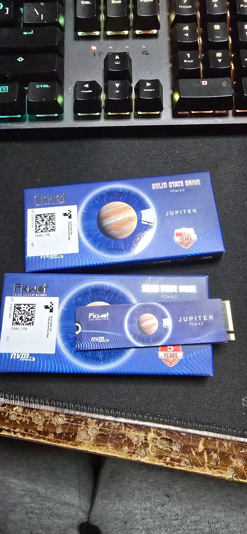 Fikwot FX991 M.2 SSD 500GB NVMe SSD M2 2280 PCIe Gen 4x4, Read Up to 6300MB/s, Internal Solid State Drive for PS5 Laptop Desktop 3D QLC NAND customer photo 2